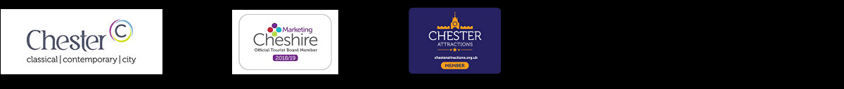 Markeing Cheshire, Chester Attractions logos