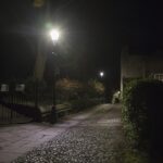 Chester Ghost tour St John's Church leading to the River Dee