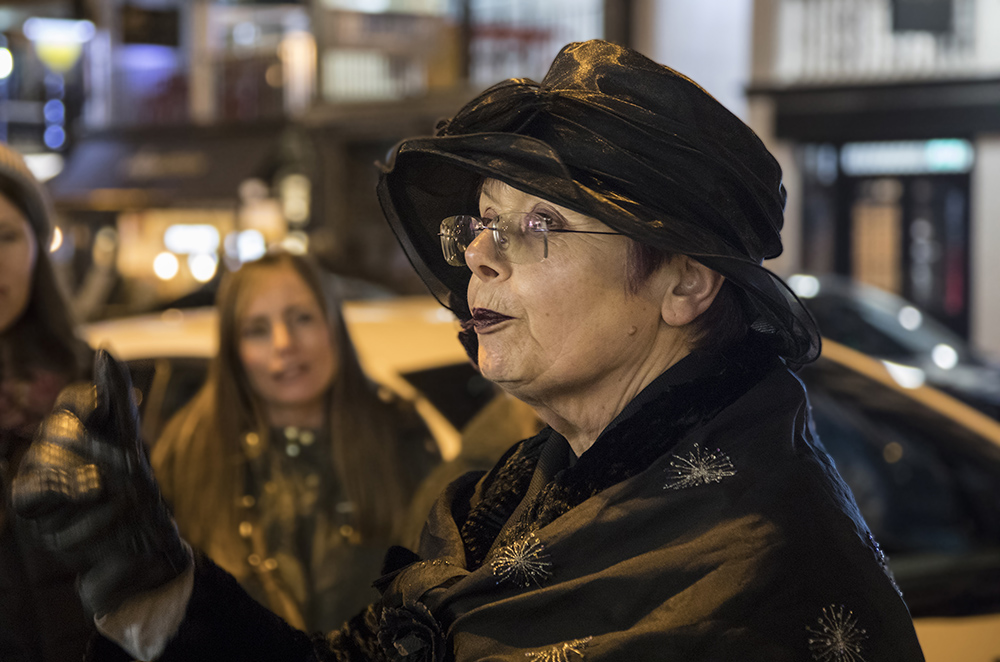 Chester Ghost tour guide Mary Ann Cameron 